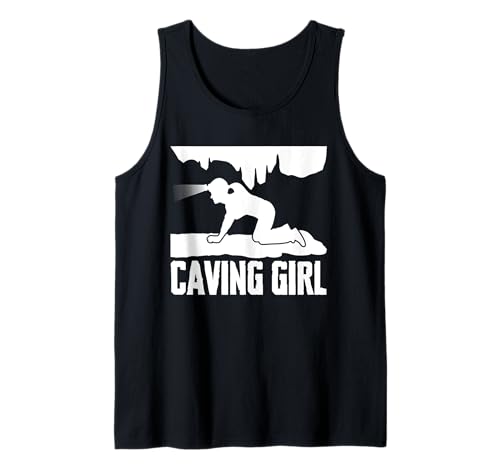 Caving Girl Spelunker Tank Top Caving Girl Spelunker Tank Top von Höhlenforscher Design Idee Spelunking
