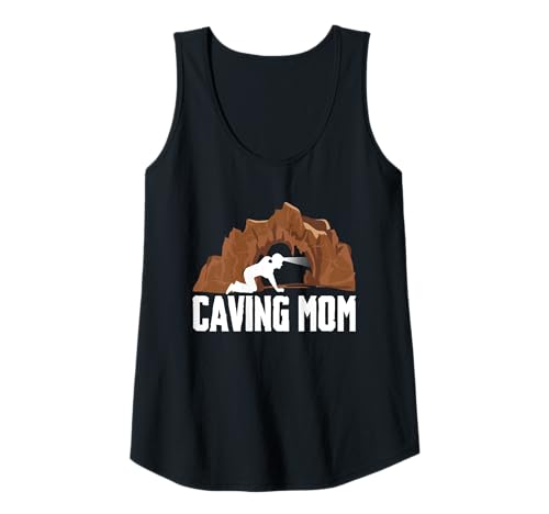 Damen Caving Mom Mothers Spelunker Tank Top Damen Caving Mom Mothers Spelunker Tank Top von Höhlenforscher Design Idee Spelunking