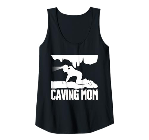 Damen Caving Mom Mothers Spelunker Tank Top Damen Caving Mom Mothers Spelunker Tank Top von Höhlenforscher Design Idee Spelunking