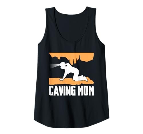 Damen Caving Mom Mothers Spelunker Tank Top Damen Caving Mom Mothers Spelunker Tank Top von Höhlenforscher Design Idee Spelunking