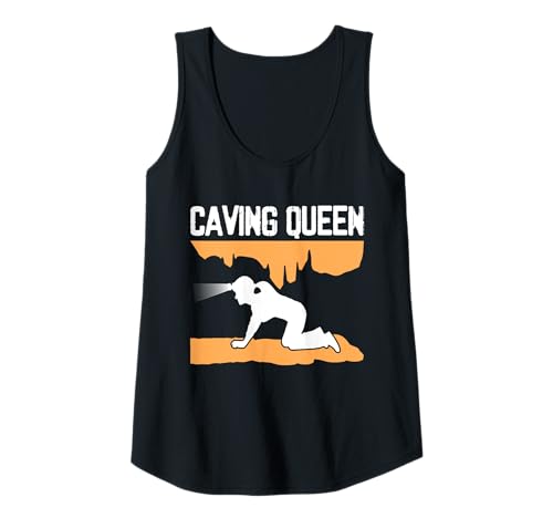 Damen Caving Queen Caving Spelunker Tank Top Damen Caving Queen Caving Spelunker Tank Top von Höhlenforscher Design Idee Spelunking