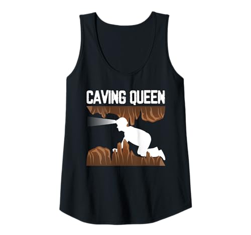 Damen Caving Queen Caving Spelunker Tank Top Damen Caving Queen Caving Spelunker Tank Top von Höhlenforscher Design Idee Spelunking