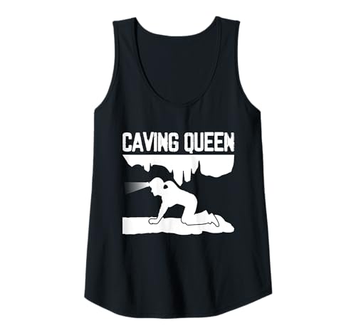Damen Caving Queen Spelunker Tank Top Damen Caving Queen Spelunker Tank Top von Höhlenforscher Design Idee Spelunking