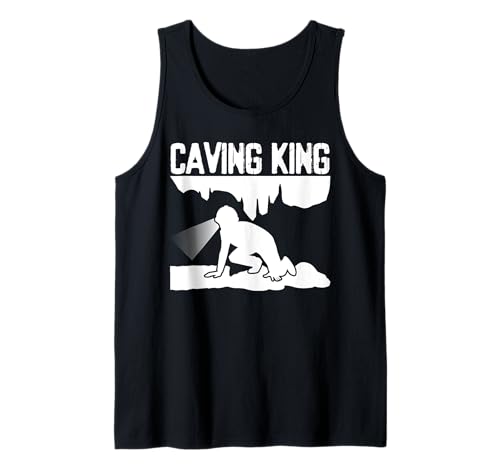 Herren Caving King Spelunker Tank Top Herren Caving King Spelunker Tank Top von Höhlenforscher Design Idee Spelunking