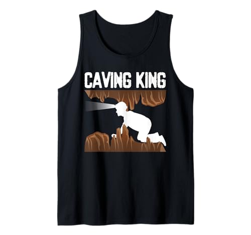 Herren Caving King Spelunker Tank Top Herren Caving King Spelunker Tank Top von Höhlenforscher Design Idee Spelunking