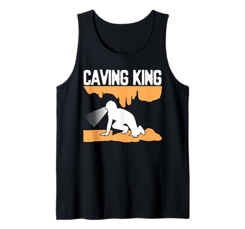 Herren Caving King Spelunker Tank Top Herren Caving King Spelunker Tank Top von Höhlenforscher Design Idee Spelunking