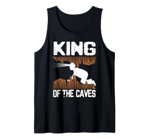 Herren King Of The Caves Caving Spelunker Tank Top Herren King Of The Caves Caving Spelunker Tank Top von Höhlenforscher Design Idee Spelunking