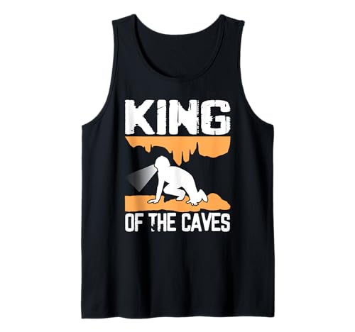 Herren King Of The Caves Caving Spelunker Tank Top Herren King Of The Caves Caving Spelunker Tank Top von Höhlenforscher Design Idee Spelunking