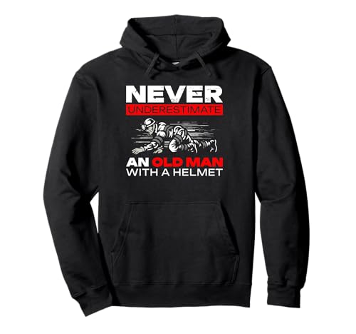 Never Underestimate An Old Man With A Helmet Caving Pullover Hoodie Never Underestimate An Old Man With A Helmet Caving Pullover Hoodie von Höhlenforscher Design Idee Spelunking