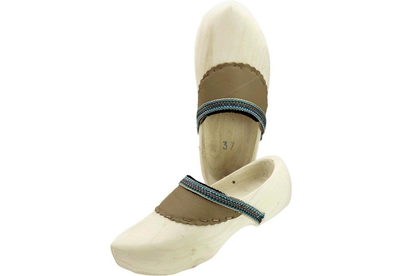 Hölscher Höscher mit Lederbesatz Clog Hölscher Höscher mit Lederbesatz Clog von Hölscher
