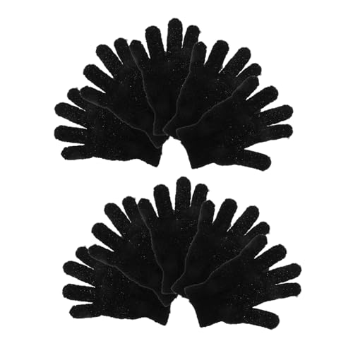 Hoement 10stücke Körperpeelinghandschuh Zum Peeling Dusche Badehandschuhe Peeling-körperwaschhandschuhe Hautpeeling-handschuhe Für Männer Und Frauen Maschinenwaschbar Aus Polyester von Hoement
