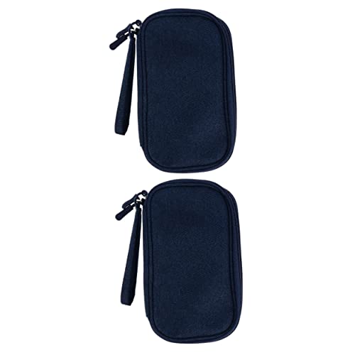 Hoement 2stücke Elektronik Zubehör Tasche Wasserdichter Organizer Für Datenkabel Powerbank U-Disk Und Kopfhörer Für Reisen Kompakt Und Leicht von Hoement