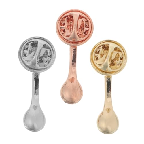 Hoement 3 Stück Teiliges Kaffee Löffel Broschen Einzigartige Legierungs Anstecker für Hüte Taschen Kleidung Kreative Kaffee Motiv Broschen für Cafés Restaurants Partys Modische Abzeichen Hoement 3 Stück Teiliges Kaffee Löffel Broschen Einzigartige Legierungs Anstecker für Hüte Taschen Kleidung Kreative Kaffee Motiv Broschen für Cafés Restaurants Partys Modische Abzeichen von Hoement