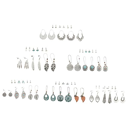 Hoement 36 Paare Boho Ohrringe Damen Hängend Ohrschmuck Langlebig Stilvoll Für Alltag Hochzeit Festlichkeiten von Hoement