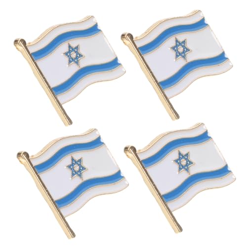 Hoement 4 Stück Teiliges Israel Flaggen Anstecknadel aus Kreatives Souvenir Pin für Kleidung Rucksäcke und Anzüge Patriotisches Schmuck Accessoire für Partys und Gedenkanlässe Hoement 4 Stück Teiliges Israel Flaggen Anstecknadel aus Kreatives Souvenir Pin für Kleidung Rucksäcke und Anzüge Patriotisches Schmuck Accessoire für Partys und Gedenkanlässe von Hoement