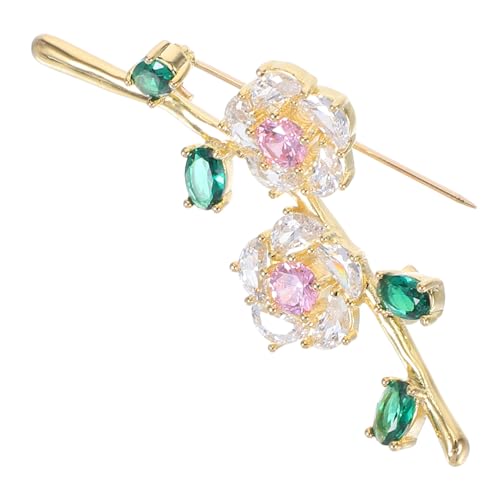 Hoement Blumenbrosche Pflaumenblüten Anstecknadel Damen Leicht Elegant Für Mantel Pullover Hemd Business Und Festliche Anlässe Geschenkidee von Hoement