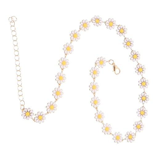 Hoement Daisy Halskette für Damen Modisches Schmuckaccessoire mit Feiner Handwerkskunst Einzigartigem Blumen Design Geburtstagsgeschenk Teilig Komfortabel und Stilvoll von Hoement