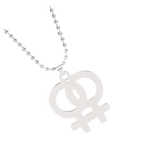 Hoement Damen Halskette mit Weiblichem Symbol Anhänger Filigrane Kettenkette Modisches Schmuckstück für Festival Geschenkidee zu Geburtstag und Valentinstag von Hoement
