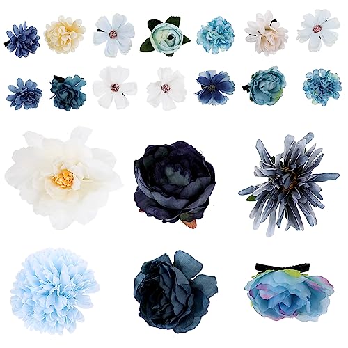Hoement 20stücke Blumen-haarspangen Für Frauen Blume Clips Blumen-haarschmuck Dekorative Haarspangen Fürs Haar Für Mädchen Sommer- von Hoement