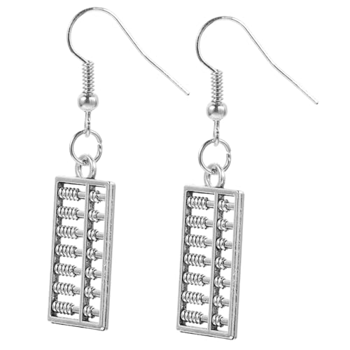 Hoement Mathe ohrringe für Frauen Abakus Design Leichte Handgefertigte Dangle Tropfenohrringe Lustiger Schmuck als Geschenk für Mathelehrer und Schüler von Hoement