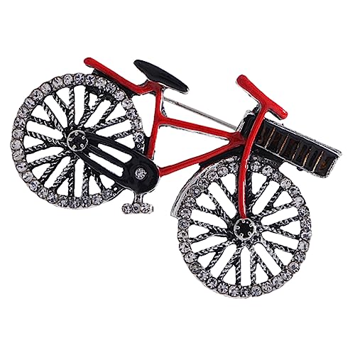 Hoement Metal Fahrrad Brosche Vintage Stil Kreative Radfahrer Anstecknadel Langlebige Legierung Modisches Accessoire für Kleidung Taschen Rucksäcke Eleganter Schmuck für Damen und Herren von Hoement