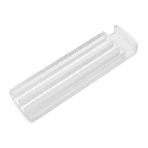 Hoement Plectrum Organizer Kristallklarer Gitarren-plektrumhalter Tischständer Plectrum Aufbewahrungsbox Transparent Schützt Plektren Für Musiker Und Gitarristen von Hoement