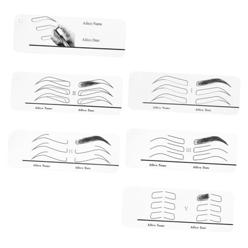 Hoement Satz Augenbrauenschablonen Aus Papier Augenbrauen-formungsvorlage Augenbrauen-führungsschablone Für Make-up von Hoement