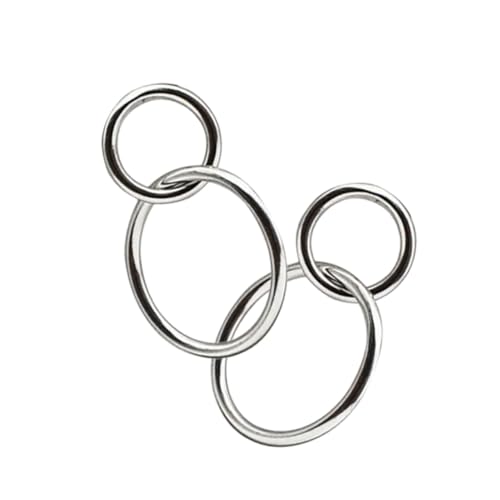 Hoement Sterling Silber Ohrringe Damen Rund Leicht Ohrstecker Kreative Ohrhänger Mode Schmuck für Freundin Frau Mutter von Hoement