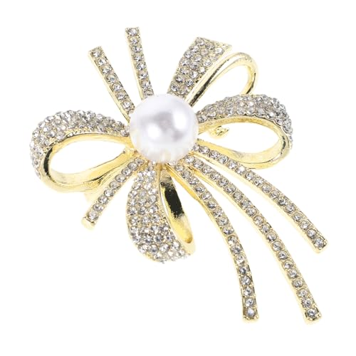 Hoement Strass Brosche für Damen Hochwertige Schleifenbrosche mit Einzigartigem Design für Besondere Anlässe Modisches Accessoire für Frauen Hoement Strass Brosche für Damen Hochwertige Schleifenbrosche mit Einzigartigem Design für Besondere Anlässe Modisches Accessoire für Frauen von Hoement