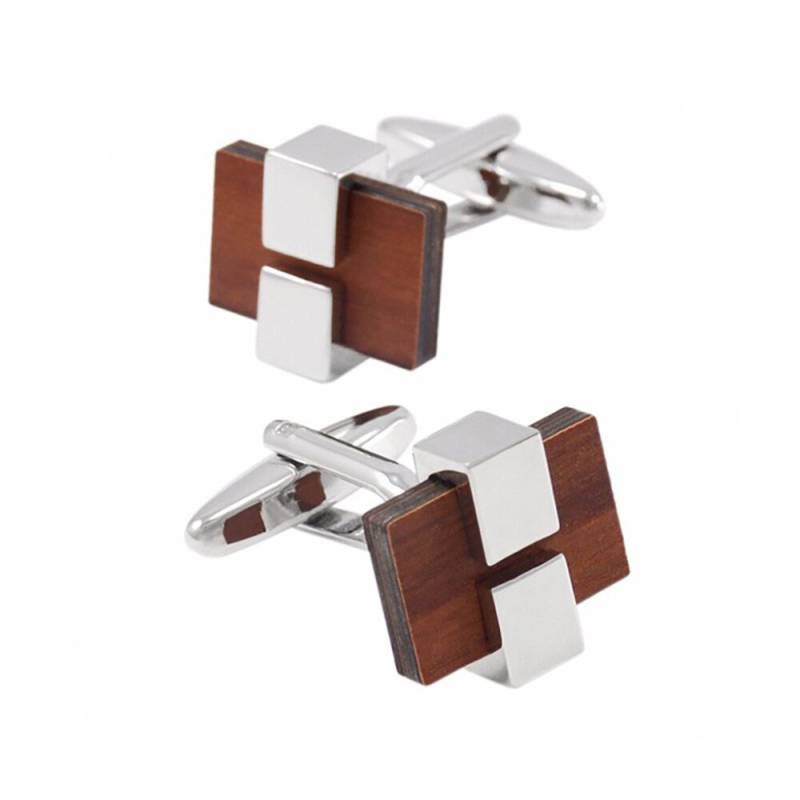 Halldorsdottir Schöpfung, Manschettenknöpfe-Palisander Mit Leichtmetall von HoentjenCreatie