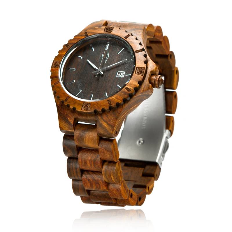 Hoentjen Dutch Design, Holz Uhr - Bora | Mit Seiko-Uhrwerk von HoentjenCreatie