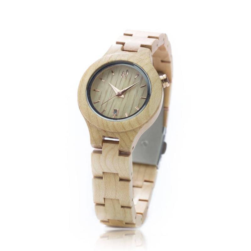 Hoentjen Dutch Design, Holz Uhr - Maui | Mit Seiko-Uhrwerk von HoentjenCreatie