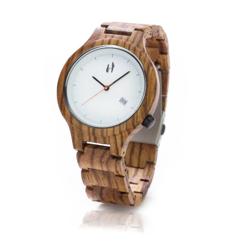 Hoentjen Dutch Design, Holz Uhr - Mauritius | Mit Seiko-Uhrwerk von HoentjenCreatie