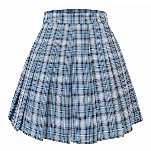 Hoerev Damen Mädchen Faltenrock Skirt Tennisrock Tennis Rock,34,S von Hoerev