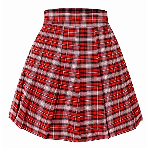 Hoerev Damen Mädchen Faltenrock Skirt Tennisrock Tennis Rock,42,XXL Hoerev Damen Mädchen Faltenrock Skirt Tennisrock Tennis Rock,42,XXL von Hoerev
