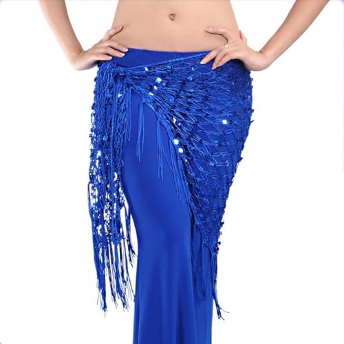 Hoerev Tribal Bauchtanz Hüfttuch & Schal mit Pailletten und Fransen von Hoerev