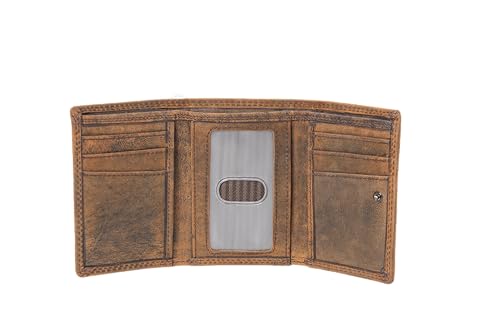 Hörner Ventus Geldbeutel Herren Braun I Echtleder Portemonnaie mit RFID Schutz I Hochwertige Geldbörse für Männer I Wallet for Men I Kartenetui & Brieftasche von Hörner