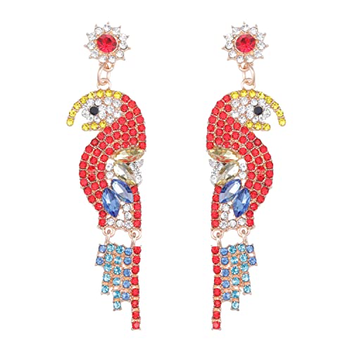 Hofar Bunte Tiervogel-Ohrringe, modern, übertriebene Ohrringe, Schmuck, Geschenke für Frauen Hofar Bunte Tiervogel-Ohrringe, modern, übertriebene Ohrringe, Schmuck, Geschenke für Frauen von Hofar