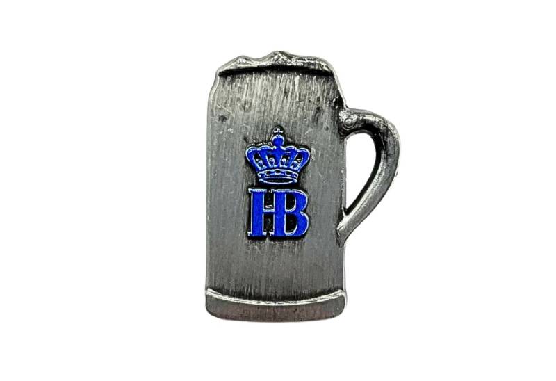 Hofbräuhaus München Anstecknadel Hofbräuhaus München „Salzkrug“ – Pin im traditionellen Krugdesign, Größe: ca. 3 x 2,3 cm, Material: Metall von Hofbräuhaus München
