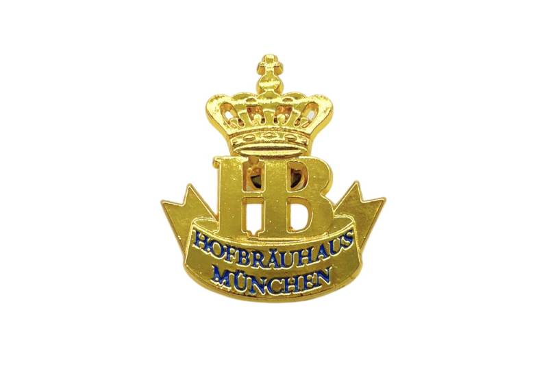 Hofbräuhaus München Anstecknadel Pins von HB in Goldfarbe von Hofbräuhaus München