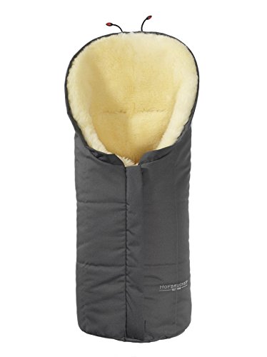 Hofbrucker seit 1948 Wagensack aus Lammfell Eskimo grau one size von Hofbrucker