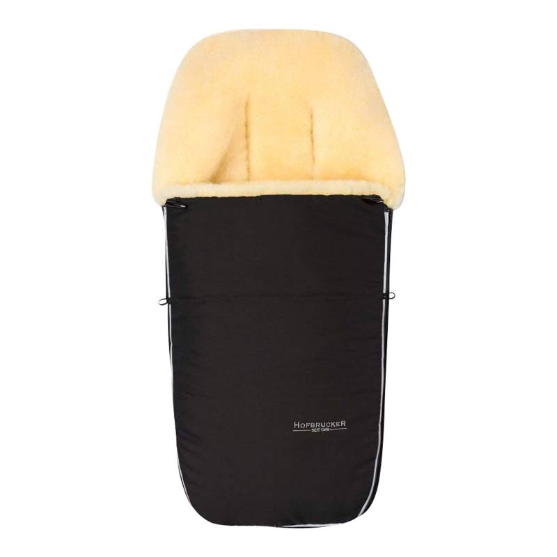 Hofbrucker Lammfellfußsack Polaris schwarz von Hofbrucker