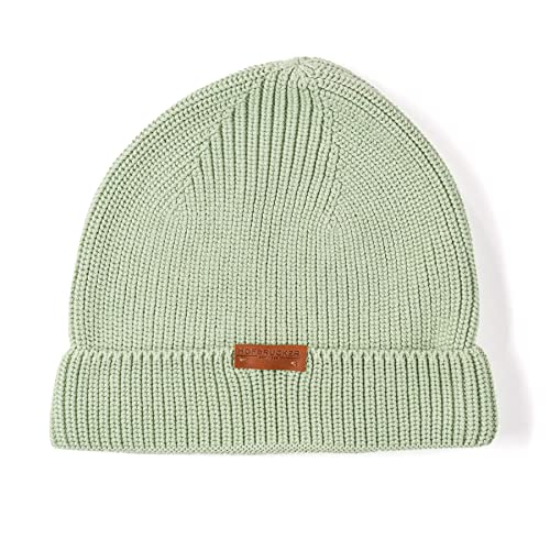 Hofbrucker Stylische Beanie Mütze aus Bio Baumwolle für Babys und Kinder Grobstrick Mütze Jungen und Mädchen, Mintgrün, 50/52 von Hofbrucker