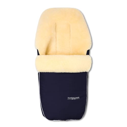 Hofbrucker seit 1948 Wagensack aus Lammfell Polaris dunkelblau one size von Hofbrucker