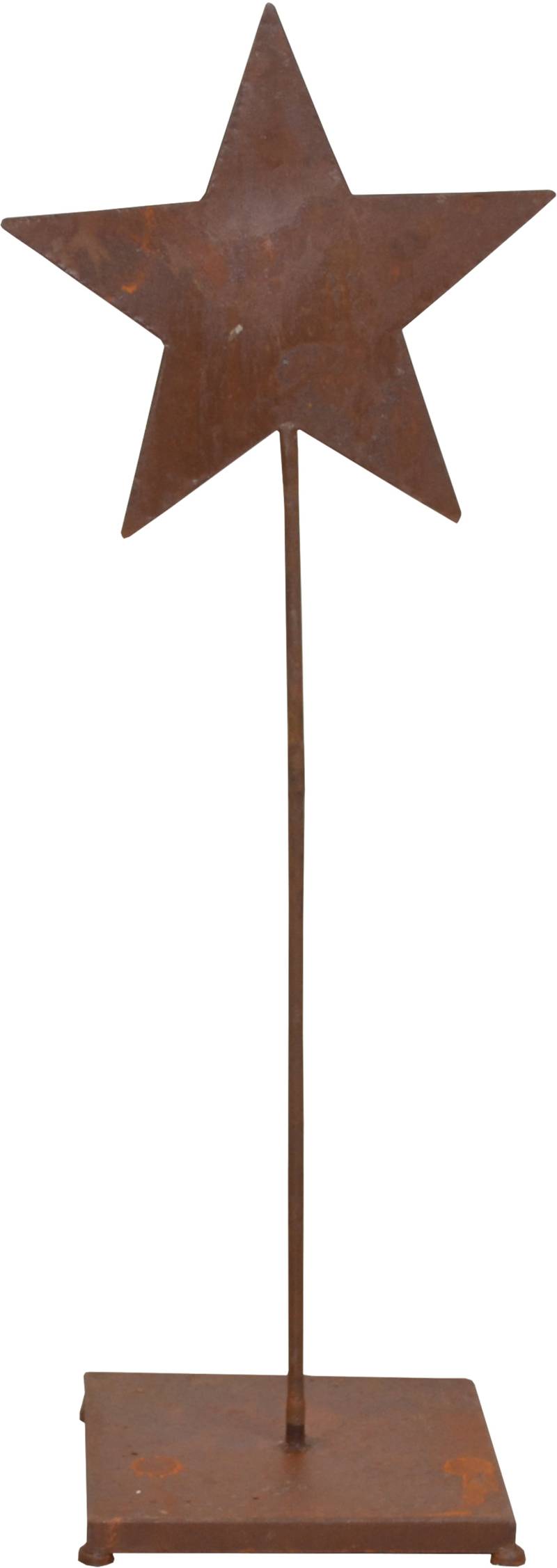 HOFMANN LIVING AND MORE Dekostern "Weihnachtsstern, Weihnachtsdeko außen u. innen" aus Metall, mit rostiger Oberfläche von Hofmann Living And More