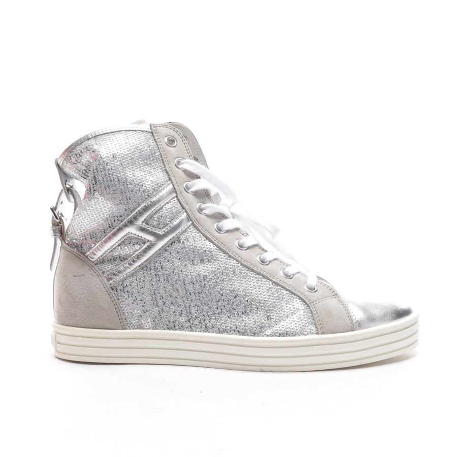 Hogan Rebel High-Top Sneakers EUR 36 Silber von Hogan Rebel