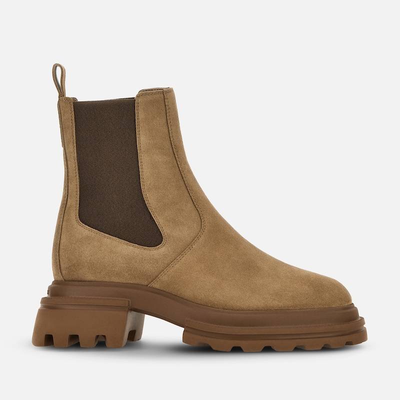 Hogan - Chelsea Ankle Boots Hogan 10-Storey, BEIGE, 40 - Schuhe von Hogan