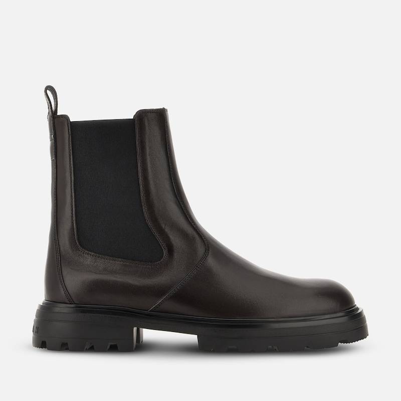 Hogan - Chelsea Ankle Boots Hogan H673, BRAUN, 10.5 - Schuhe Hogan - Chelsea Ankle Boots Hogan H673, BRAUN, 10.5 - Schuhe von Hogan