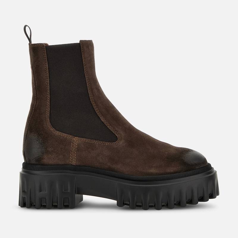 Hogan - Chelsea Boots Hogan H700, BRAUN, 37 - Schuhe von Hogan