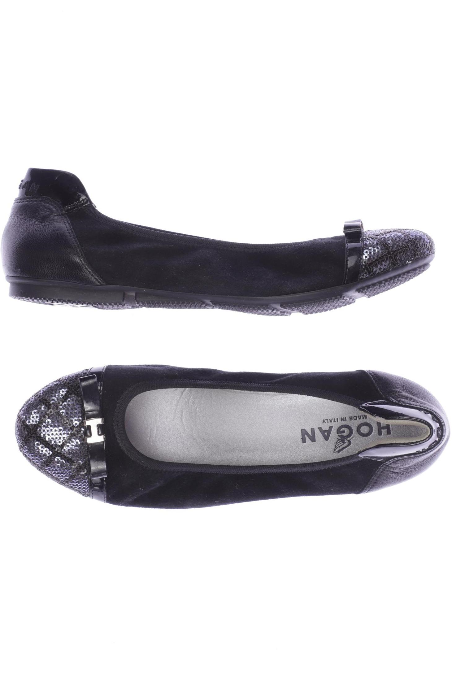 Hogan Damen Ballerinas, schwarz von Hogan